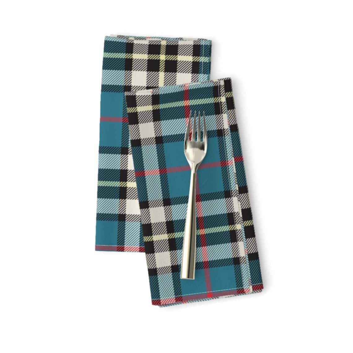Plaid Dinner Napkins Set of 2 Thomson Tartan Plaid by Etsy