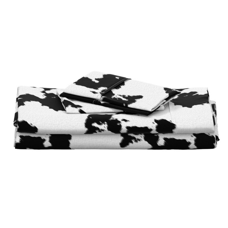 Dairy Sheets White Dairy Cow Hide by Themadcraftduckie Etsy