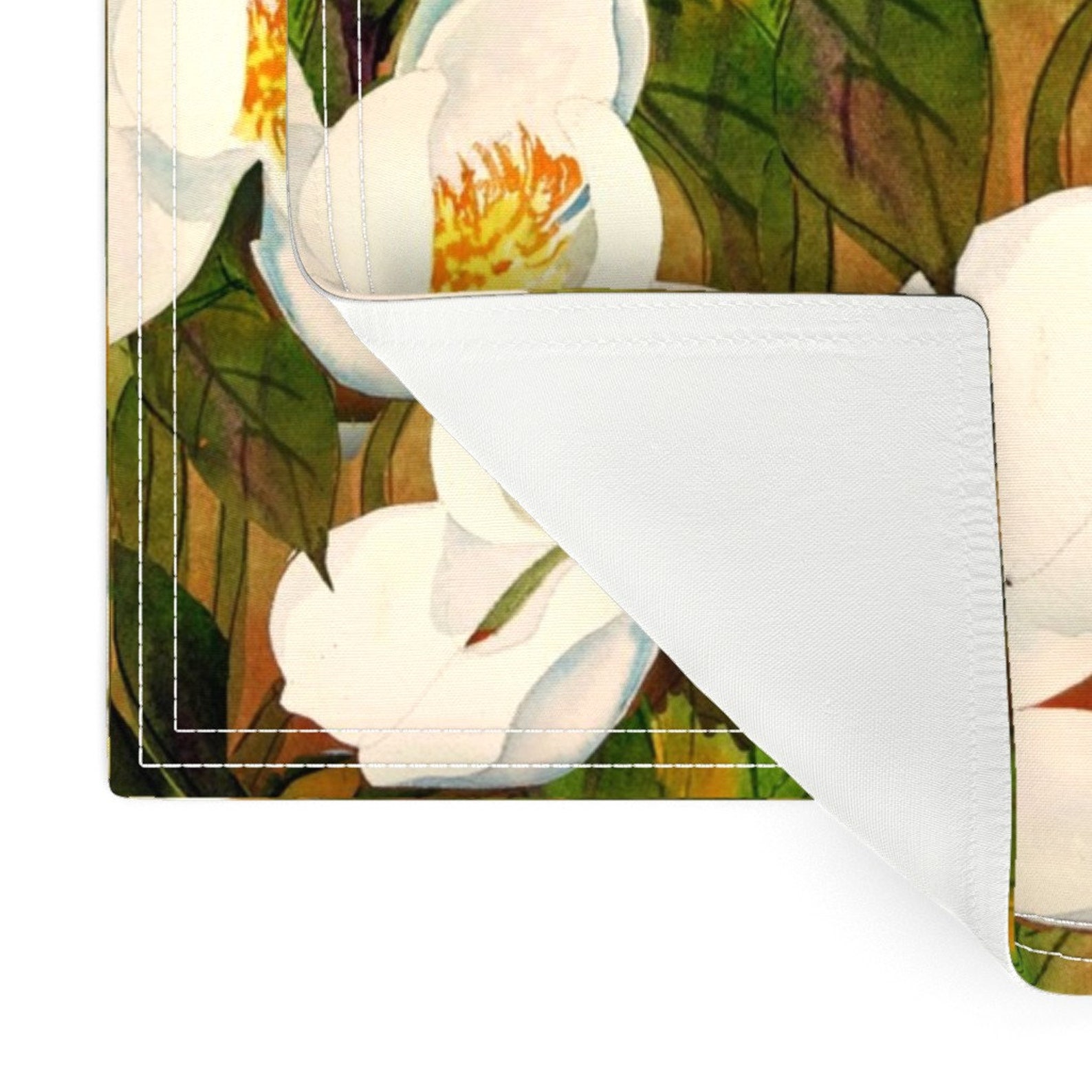 Magnolia Flowers Placemats Set of 2 Magnolia Spring by Etsy