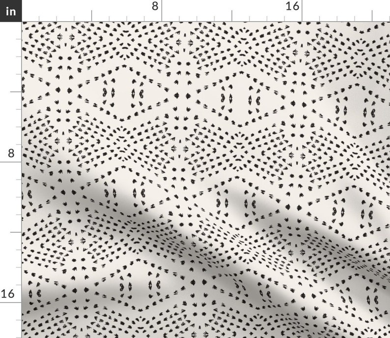 Black Pillow Sham Boho/_tile Smaller by holli/_zollinger White Modern Dot Pattern Tile Cotton Sateen Pillow Sham Bedding by Spoonflower