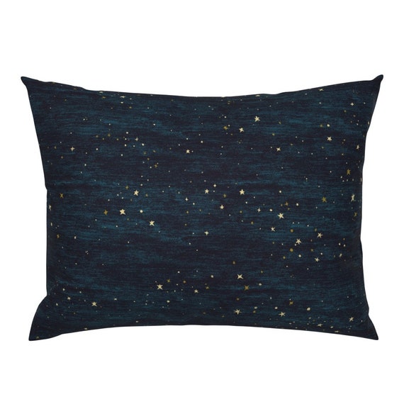 Nighttime Stars Pillow Sham Night Sky Stars Midnight Blue by | Etsy