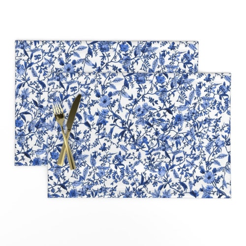 Spanish Style Placemats set of 2 Azulejos Antiguos 1a by Etsy