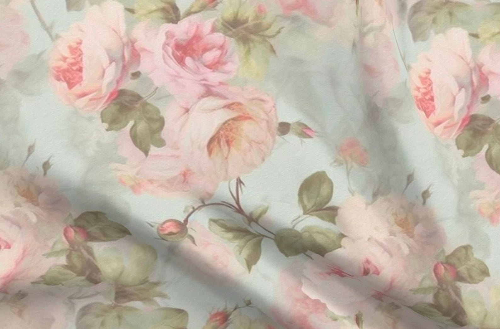 Watercolor Sheets - Vintage Rose by Maria_marinova - Roses Botanical ...