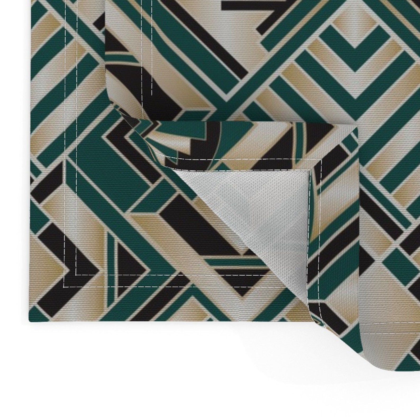 Art Deco Placemats set of 2 Roaring Twenties by Diseminger Etsy