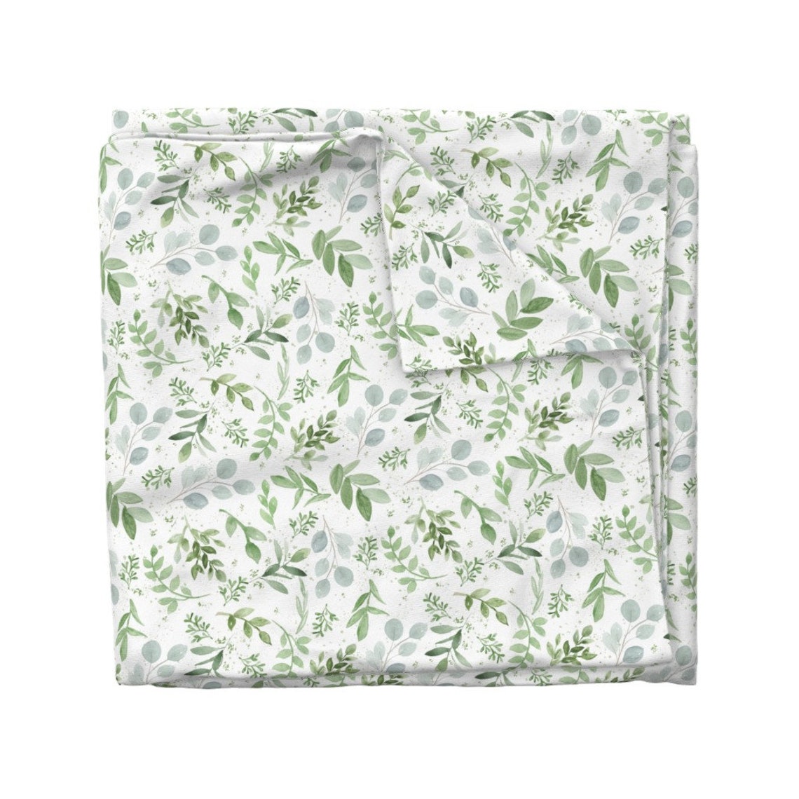 Soft Greenery Duvet Cover Soft Eucalyptus Watercolor by Etsy
