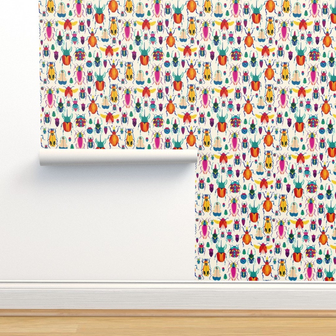 Rainbow Beetle Non-pasted Wallpaper Colorful Insects Entomology Bright ...