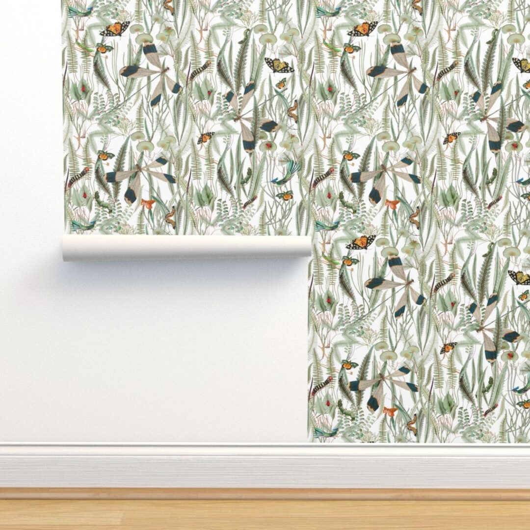 Woodland Commercial Grade Wallpaper Beauty Underfoot by Down_river