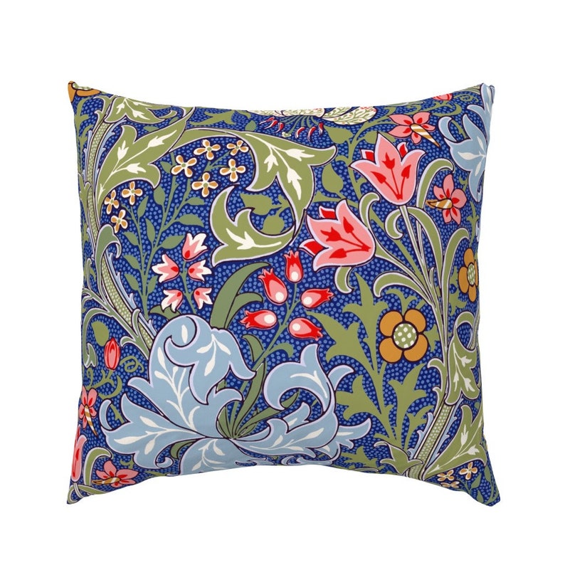 Art Nouveau Pillow Sham Golden Lily Intense by Etsy