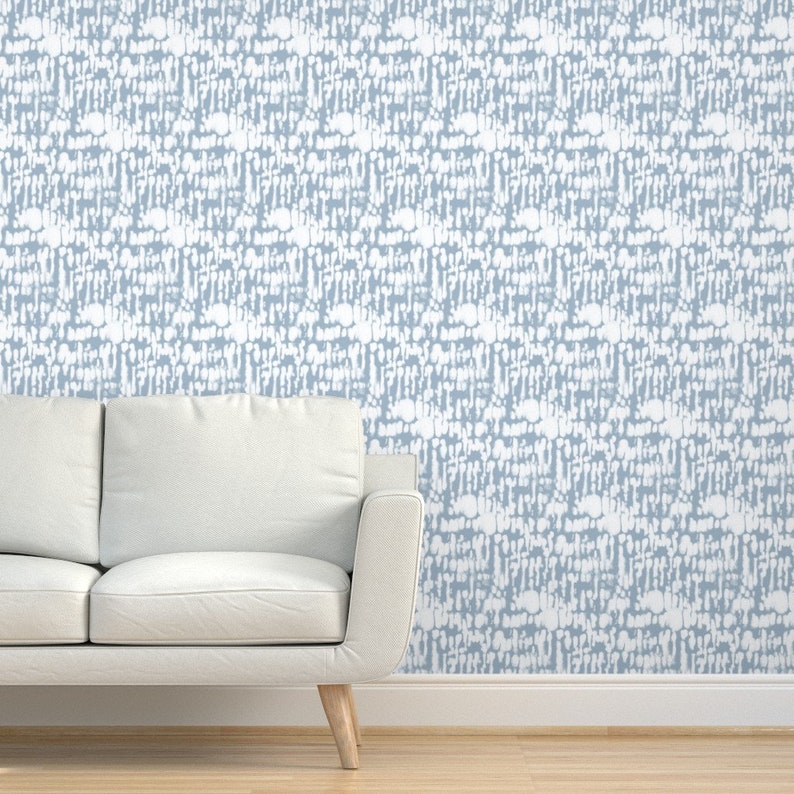 Modern Commercial Grade Wallpaper Inky Inverse Slate Medium Etsy