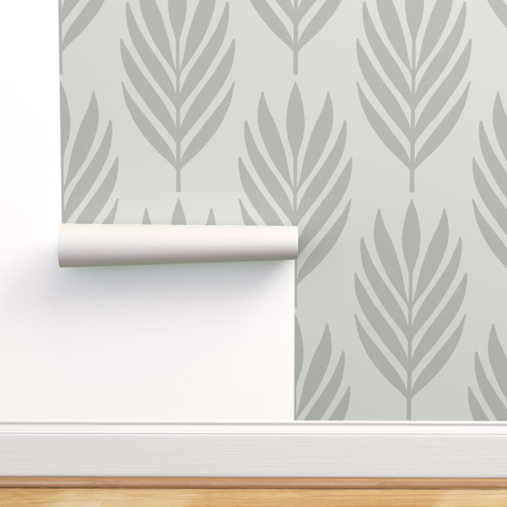 Home & Living Curtains & Window Treatments Neutral Palm Leaf Curtain