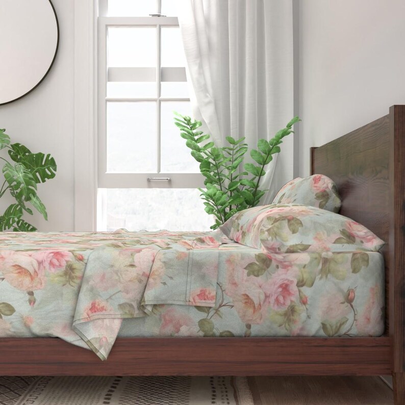 Watercolor Sheets - Vintage Rose by Maria_marinova - Roses Botanical ...