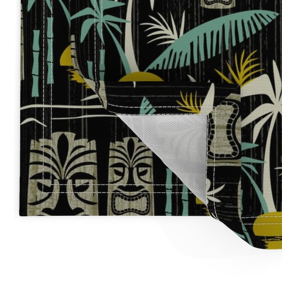 ティキ プレースマット 2枚セット - トロピカル ミッドセンチュリー