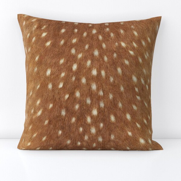 Faux Animal Hide Throw Pillow Etsy