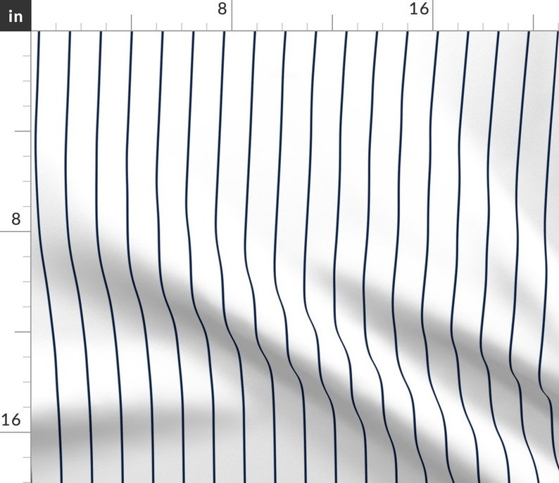 Pinstripe Duvet Cover Navy Pinstripe On White by glimmericks Etsy