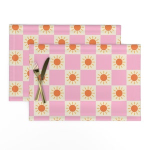 Checkered or Sunshine Silicone Placemat Home Decor Play Mat