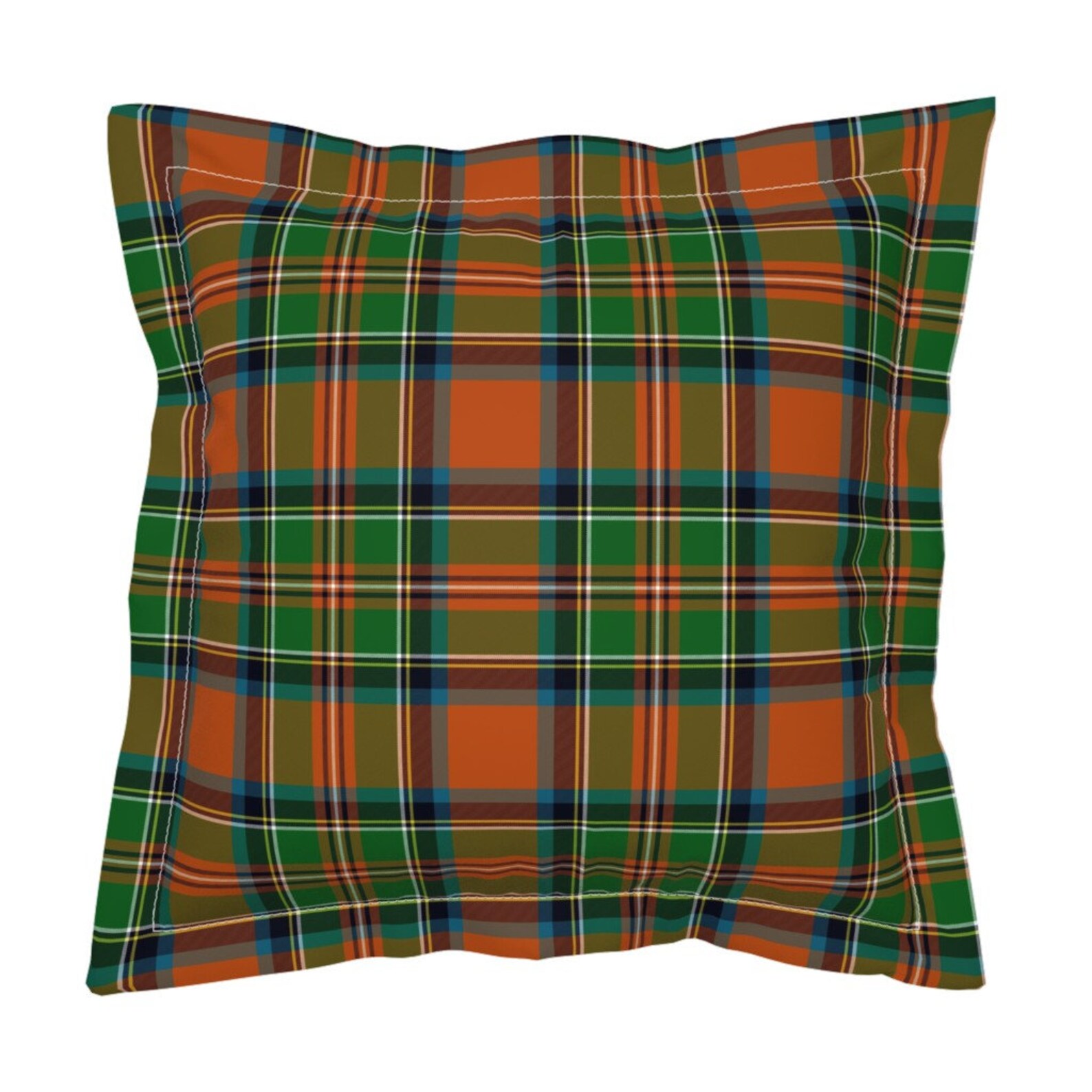 Plaid Pillow Sham Stewart Stuart Tartan by weavingmajor Etsy