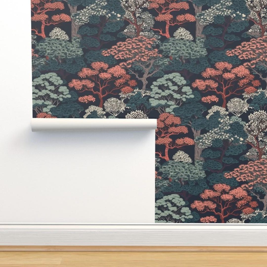 Buy Zen Garden Nonpasted Wallpaper Japanese Forest by Paper_and_frill