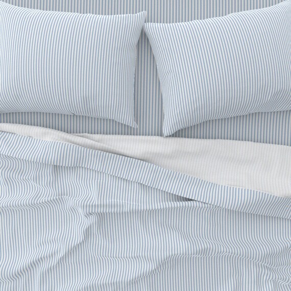 Blue Stripe Sheets Cottage Ticking 