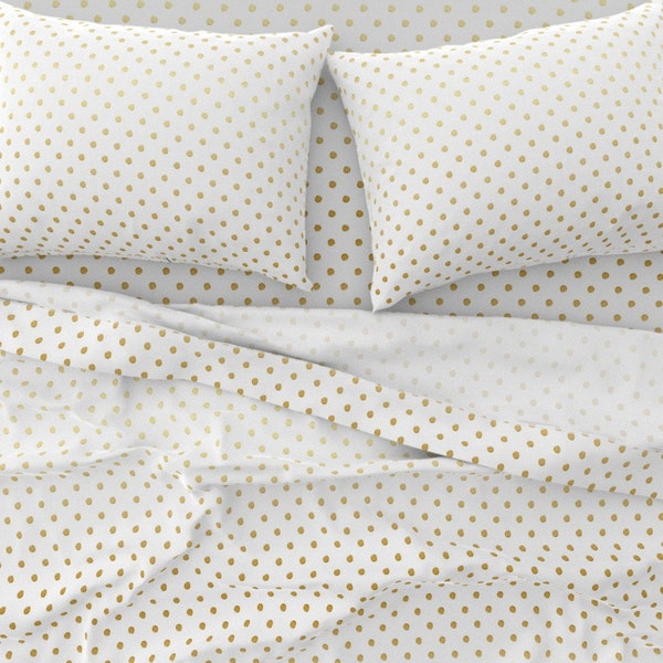 Gold Polka Dots Etsy