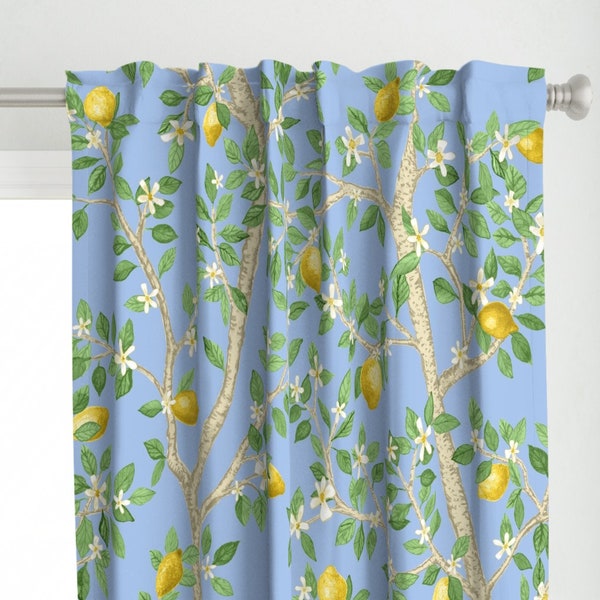 Lemon Curtains Etsy