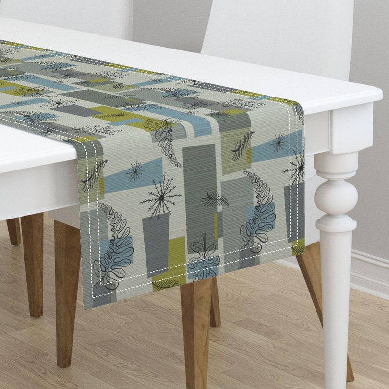 Mid Century Table Runner 50s Fl 01 By Image 0