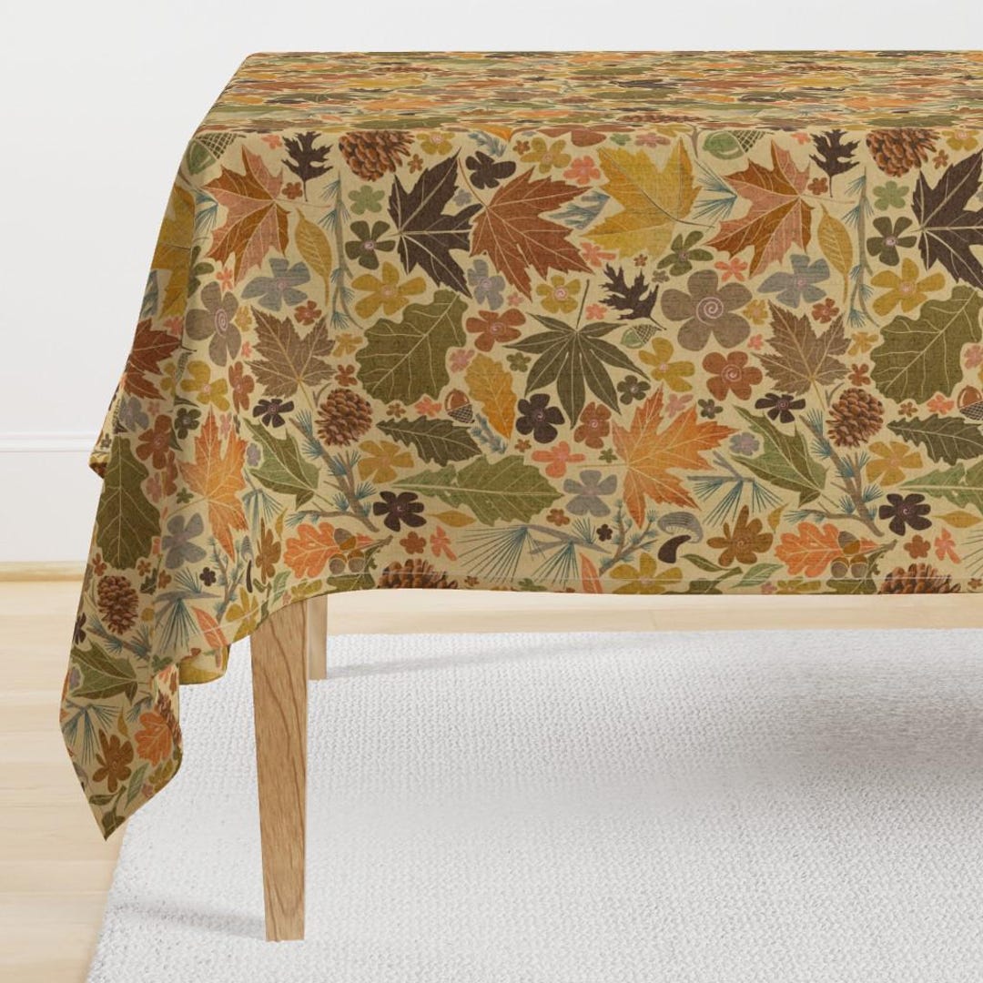 Fall Trees Tablecloth - Fall Foliage Favorites by Dacha_dreamland ...