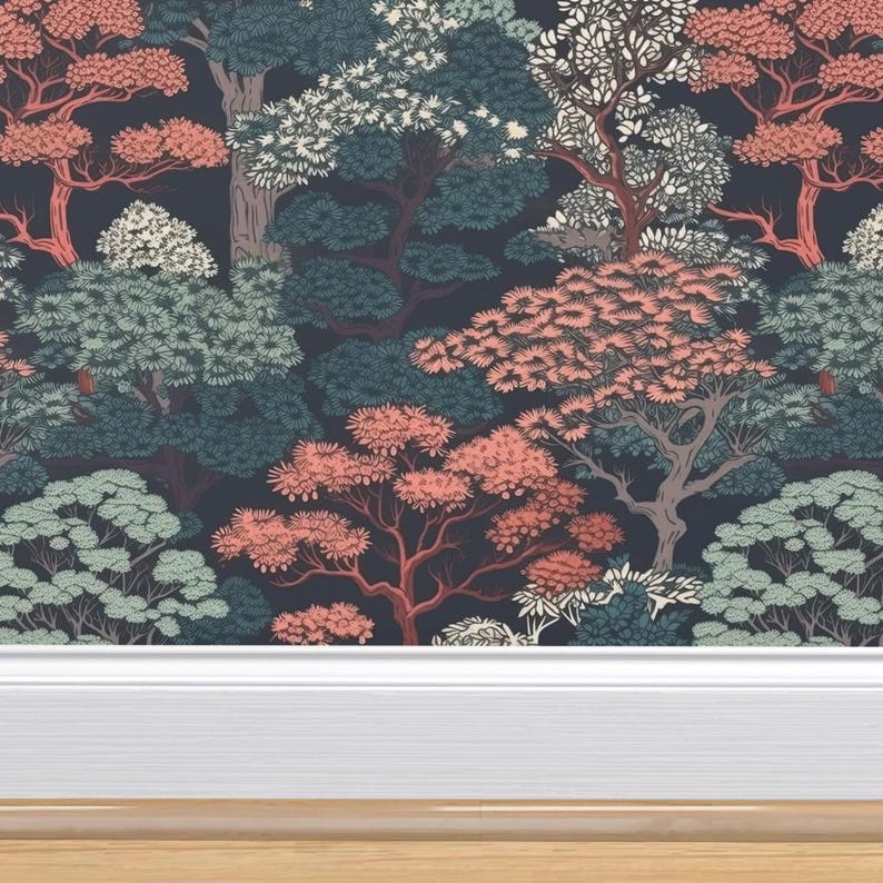 Buy Zen Garden Nonpasted Wallpaper Japanese Forest by Paper_and_frill