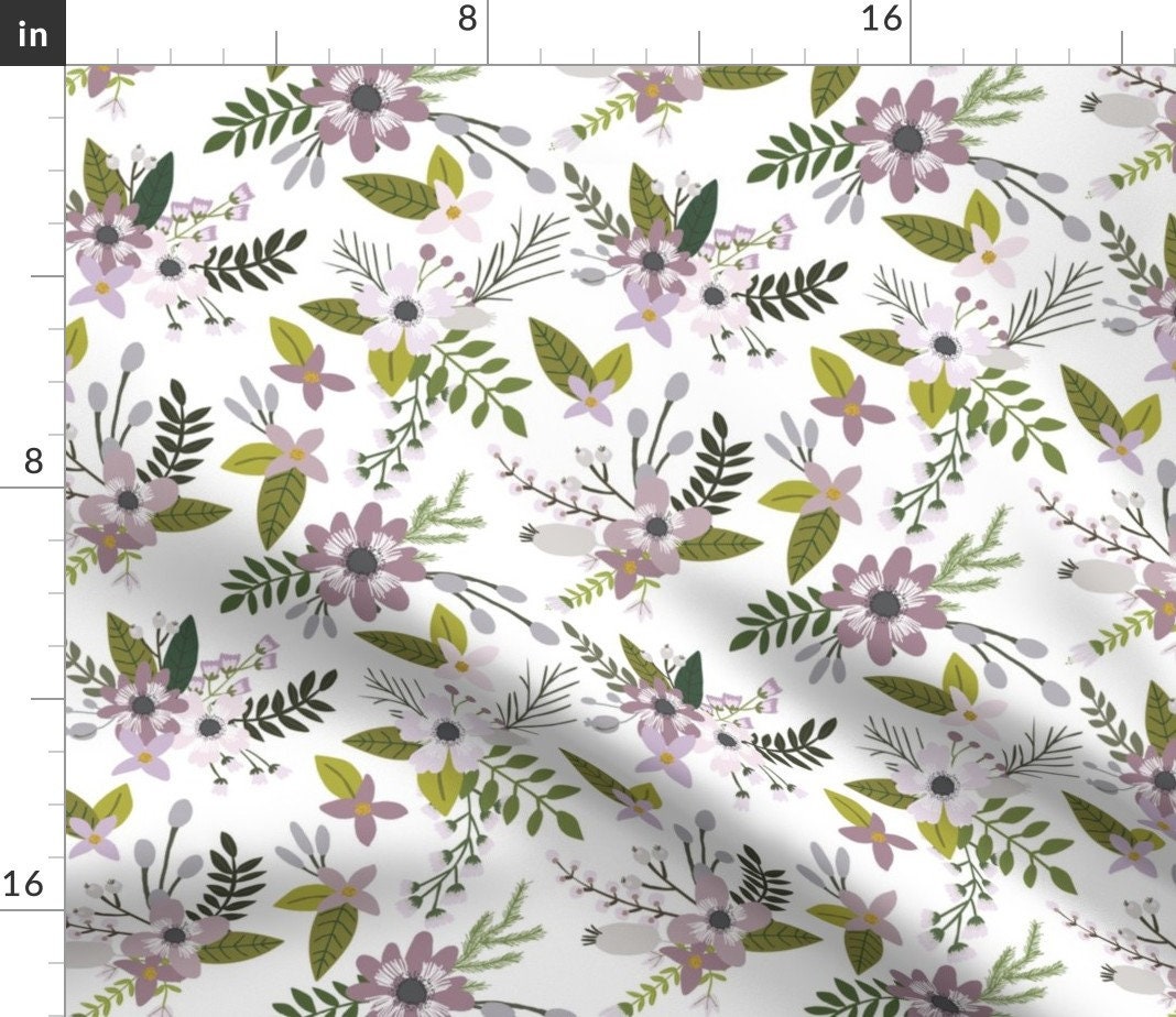 Discover Modern Purple Floral Napkins  - Lavender Sprigs And Blooms - Lavender Flowers Napkins