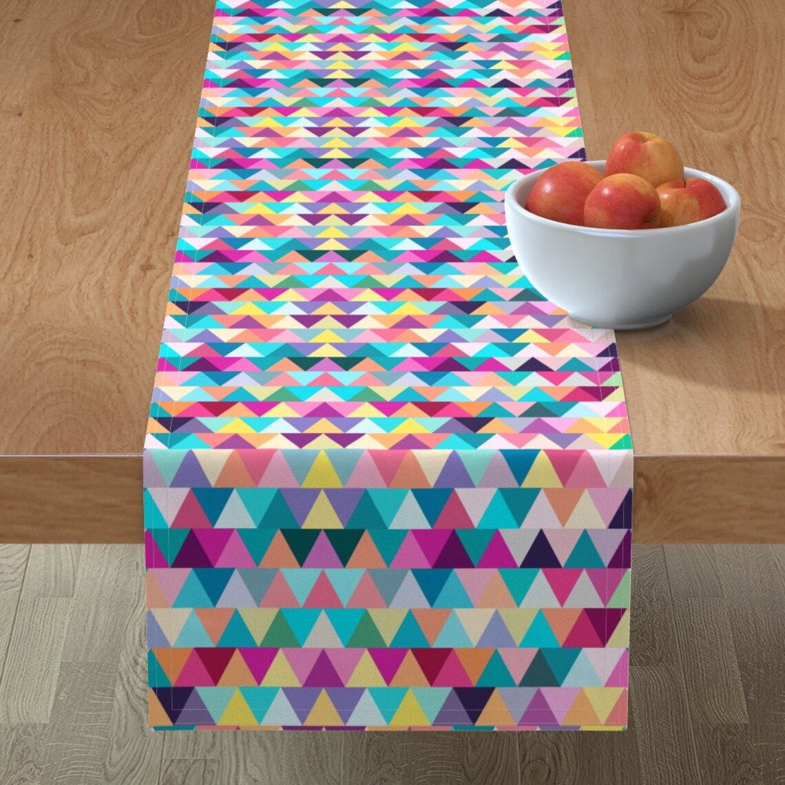 Geometric Table Runner Triangles 4 by ornaart Abstract Etsy
