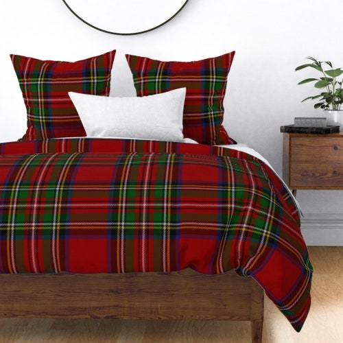 Tartan Duvet Cover Stewart Plaid 