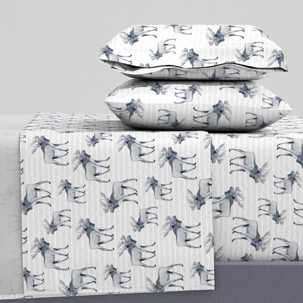 Moose Bedding Etsy
