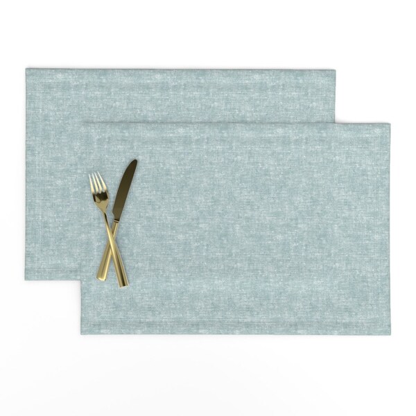 Woven Blue Placemats Etsy