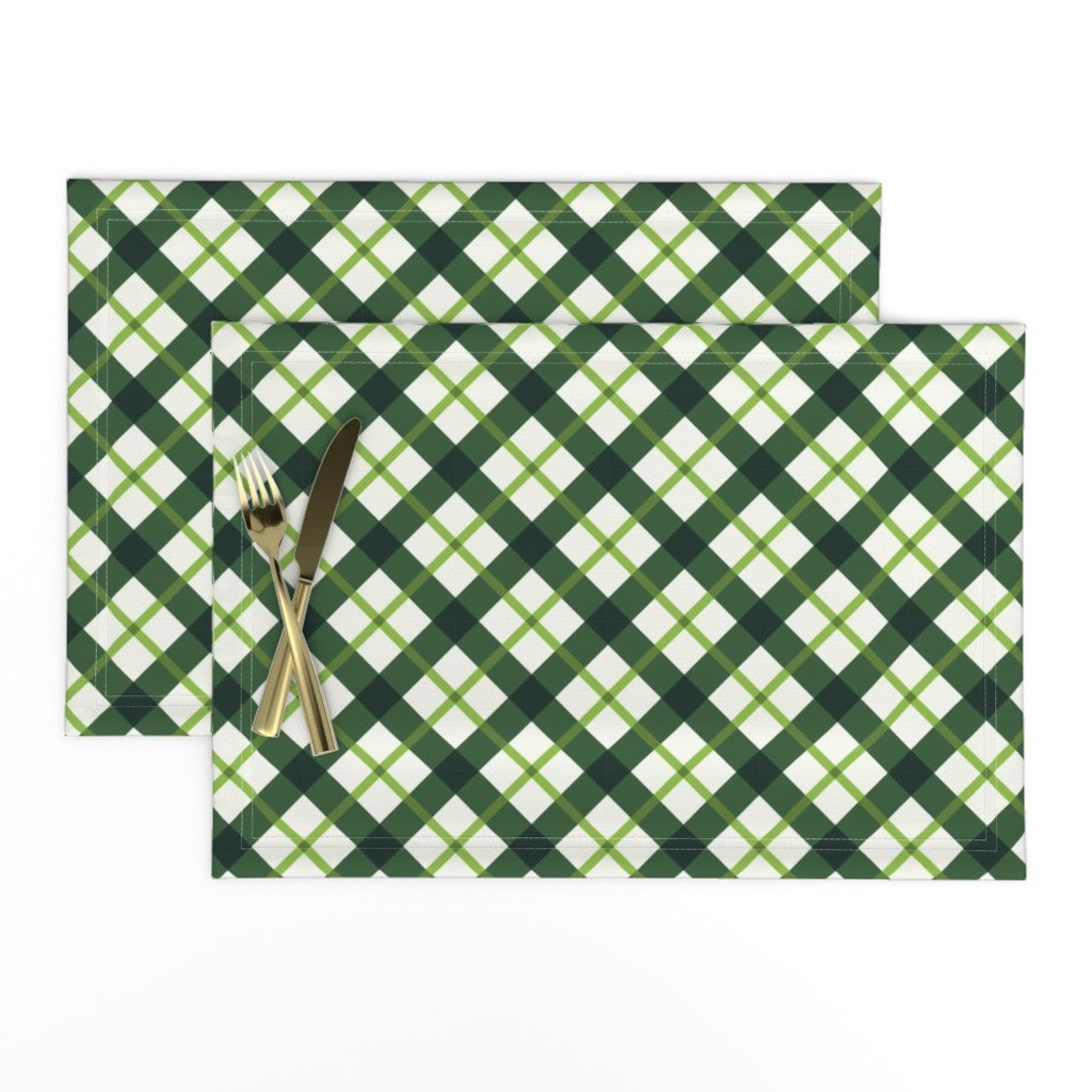 St Patricks Day Placemats Set of 2 Saint Patrick's Day Etsy
