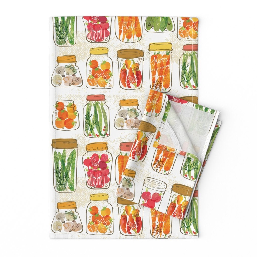 Pickles + Petals Tea Towel – ShopHazelmade