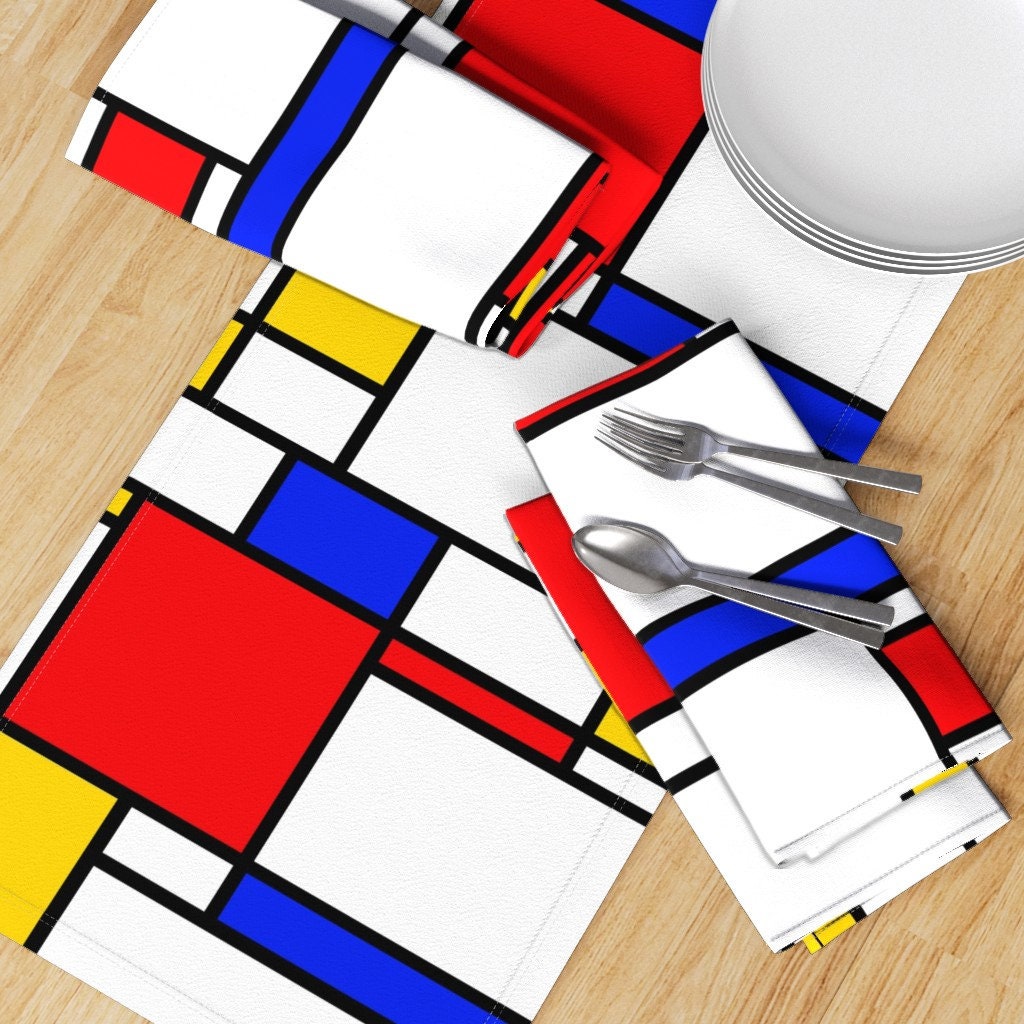 FANSU Runner da Tavola Geometrico, Colorato Fatto a Mano Cotone e Lino con Nappe Decorazione Moderno Nordico Semplice Classico per Decorazioni per la Casa, Feste (33×180cm,Rettangolo colorato