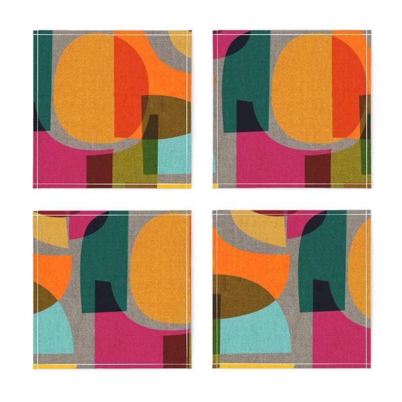 Spoonflower Cocktail Napkins - Thumbnail 2
