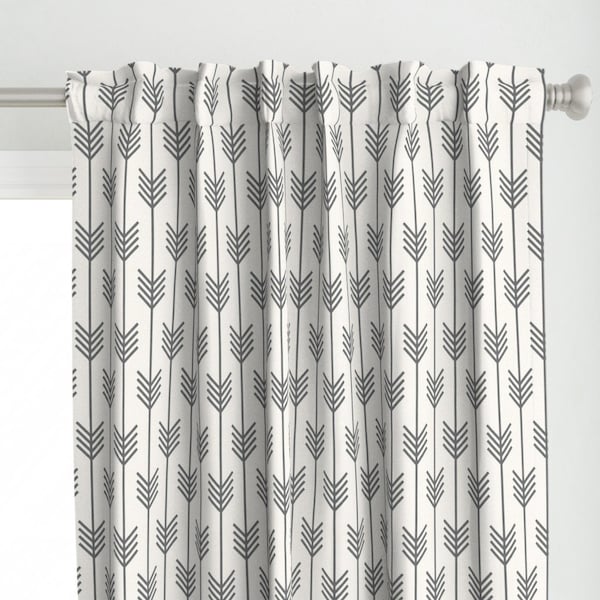 Arrow Curtains Etsy