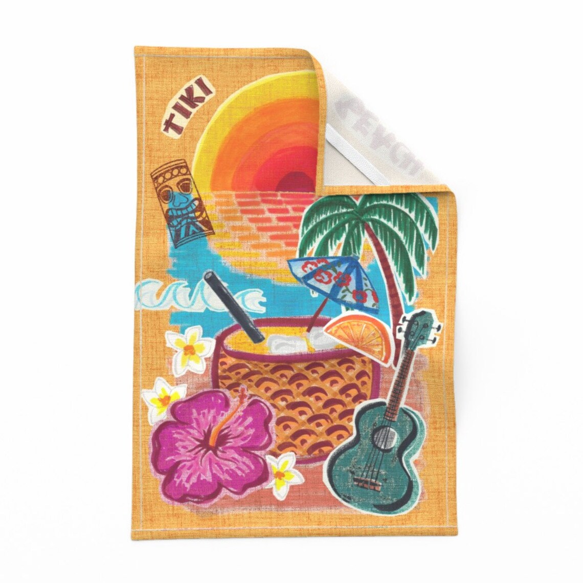 Serviette De Plage Vintage Titi (Tweety) – 140x75cm, Coton Vert