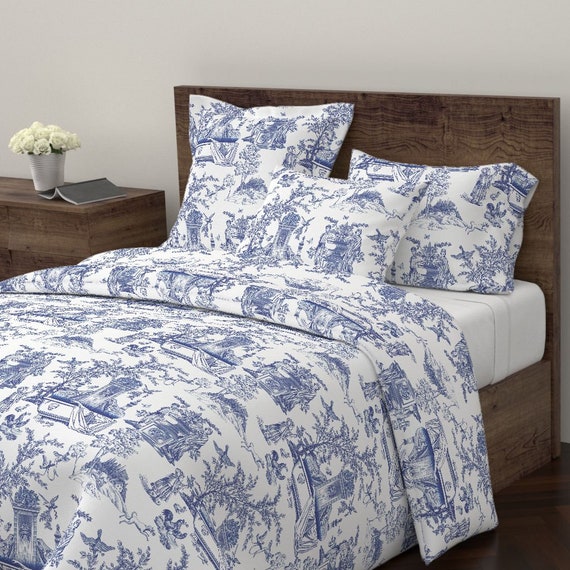 Toile Duvet Cover Who Poisoned The Roses By Chicca Besso Etsy