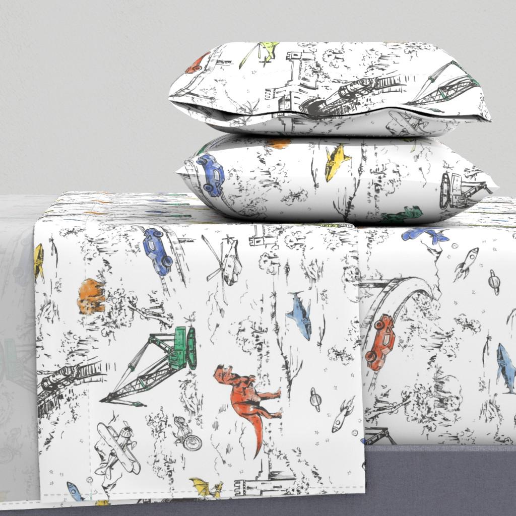 Kidz Mix 恐竜ベッド バッグ入り ツイン グレー Kidz Mix 恐竜ベッド バッグ入り ツイン グレー