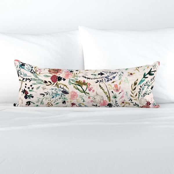 Blush Lumbar Pillows Etsy