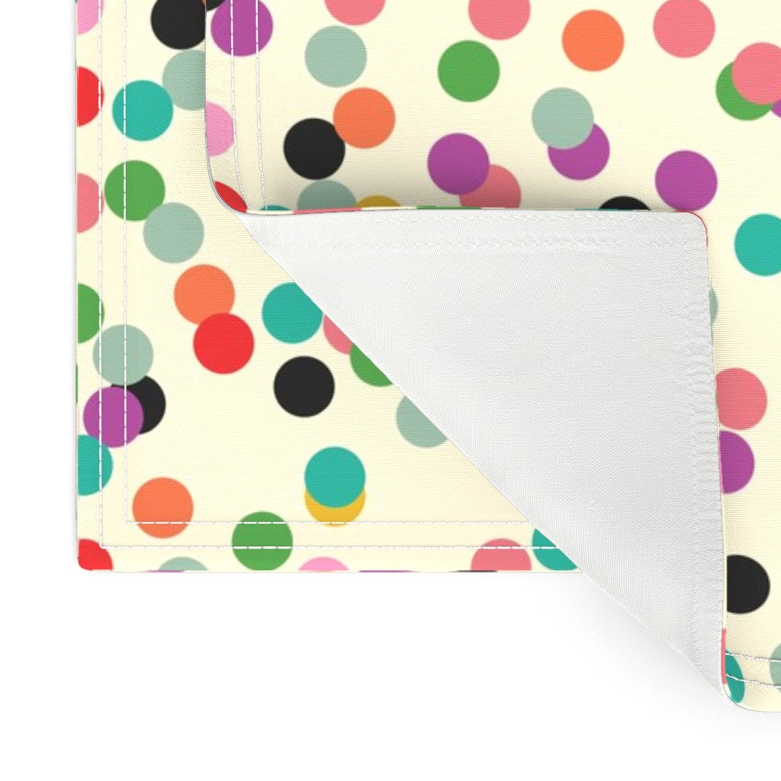 Mod Confetti Placemats set of 2 Confetti by Michellenilson Etsy