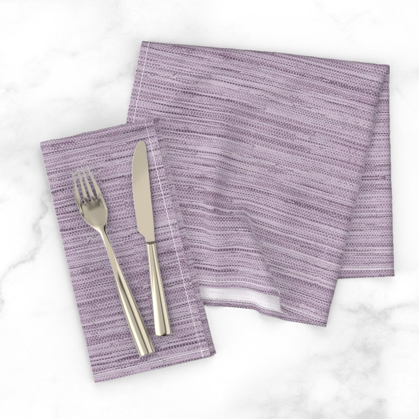 Simple Lilac Dinner Napkins Set of 2 Grasscloth In Soft Etsy