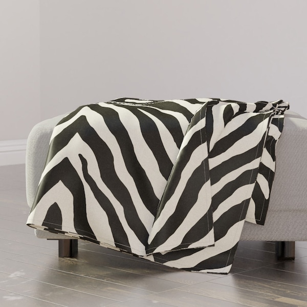 Zebra Throw Etsy