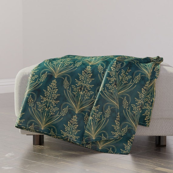 Elegant Nature Throw Blanket Golden Grass By Geetanjali - German Home Decor Geetanjali Elegant Nature Throw Blanket Golden Grass By Geetanjali - German Home Decor Geetanjali