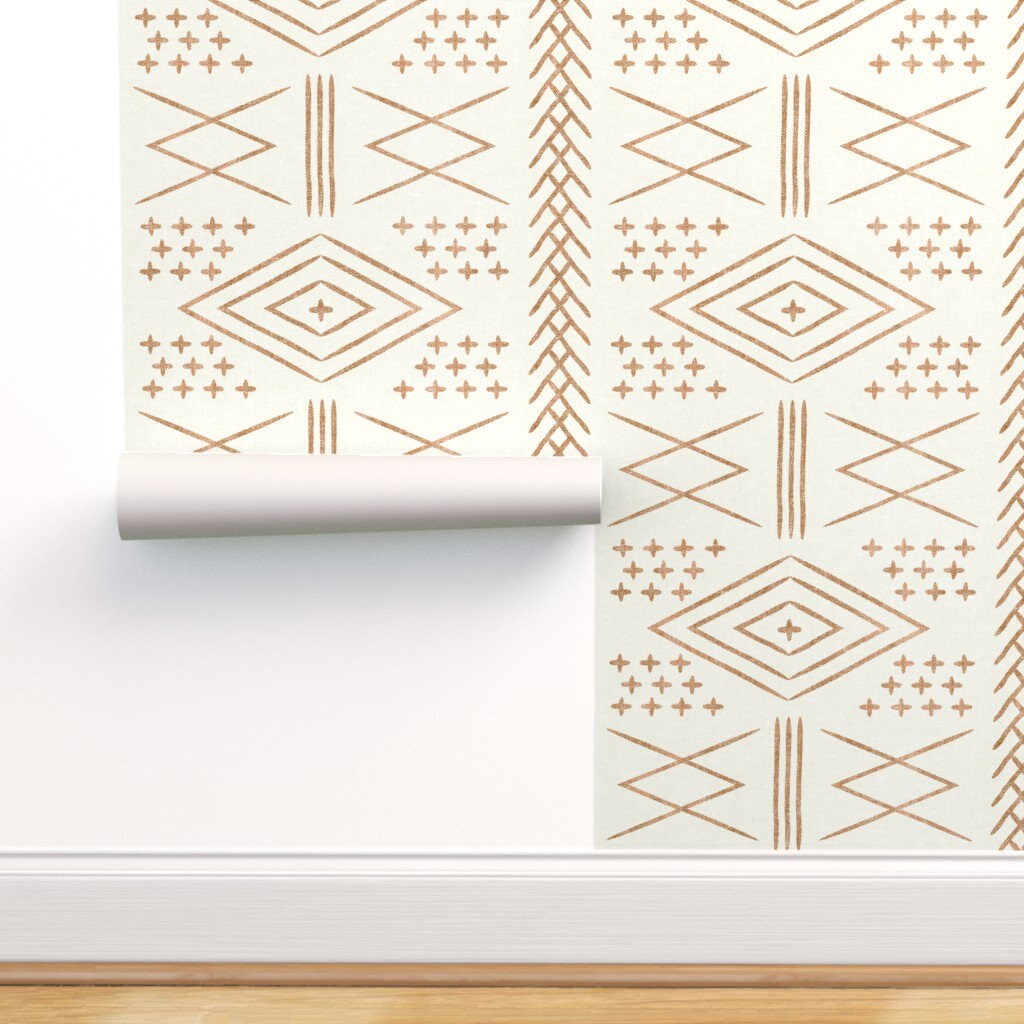 Moderne Bauernhaus Tapete Marokkanischer Knochen Dunkler | Etsy