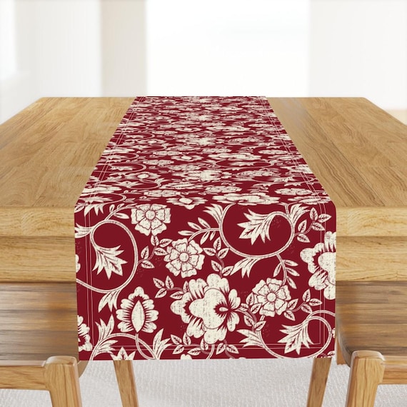 Tovaglia Runner Quadrata In Tessuto – 100x100 Cm, Colore Rosso, Antimacchia E Certificata Oeko-Tex