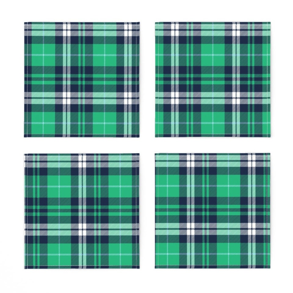 Discover Plaid Cocktail Napkins