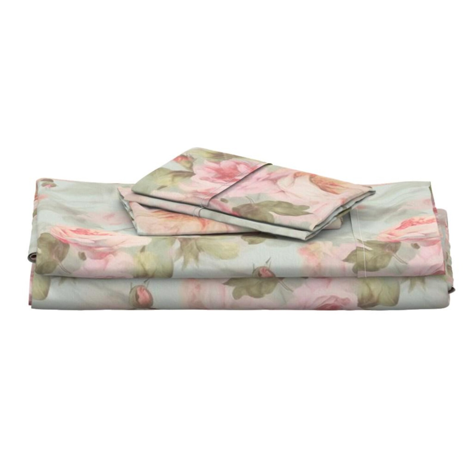 Watercolor Sheets - Vintage Rose by Maria_marinova - Roses Botanical ...