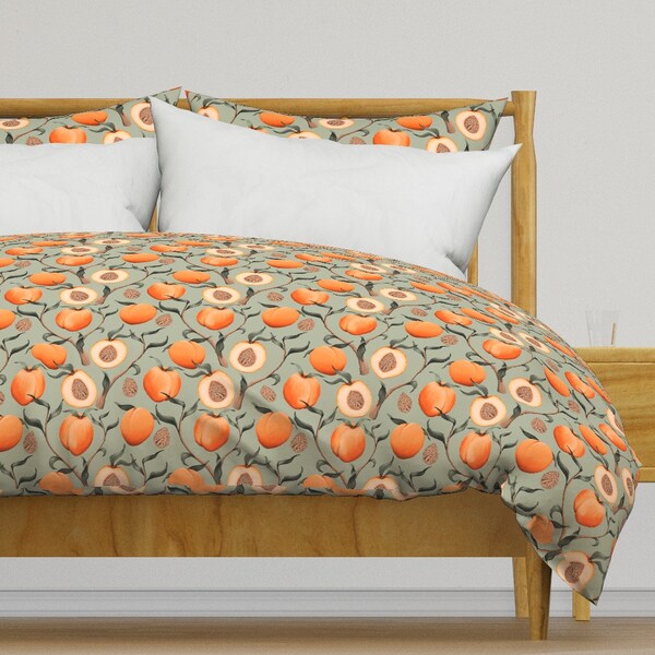 Peach Bedding Etsy